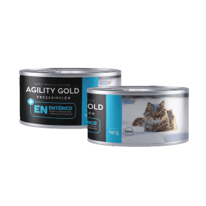 Agility Gold Entérico Gatos Lata 140 Gr