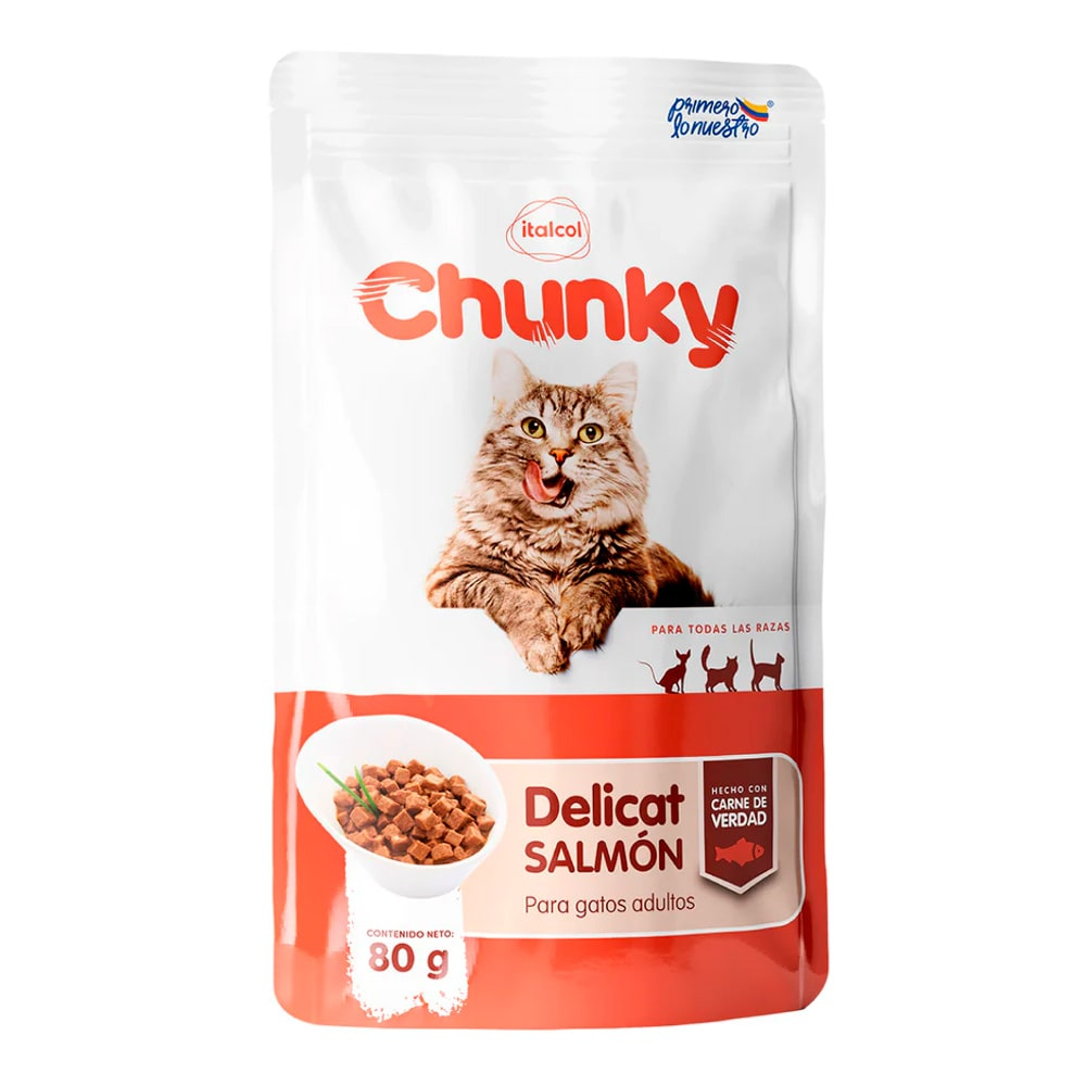 Chunky Delicat Trozos de Salmón 80 Gr