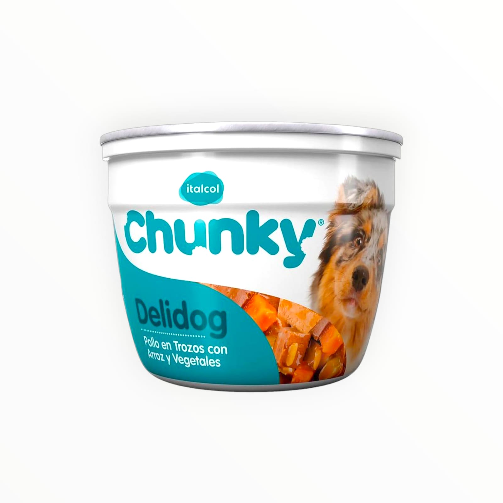 Chunky Delidog pollo en trozos Pote 310 Gr