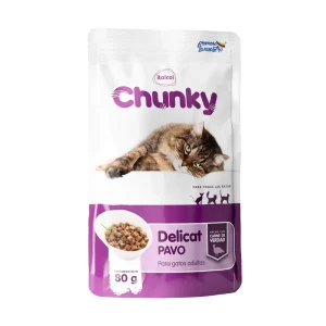 Chunky Delicat Trozos de Pavo 80 Gr