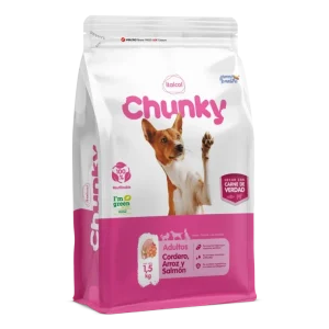 Chunky Adulto Cordero Arroz y Salmón 12 Kg