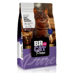Br For Cat Pure Pollo Adultos Castrados 3 Kg