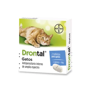 Drontal para gatos antiparasitario interno de amplio espectro