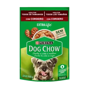 Dog Chow Adultos todos los tamaños con Cordero 100 Gr