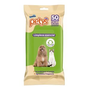 Pañitos Húmedos Petys Limpieza Esencial 50 Unidades