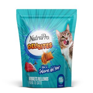 NutraPro Deli Bites Nuggets Gato Sabores Del Mar 100 GR