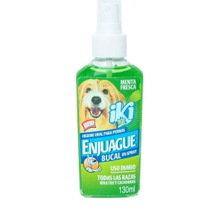 Enjuague Bucal Iki Pets Perros 130 ml 