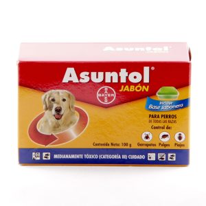 Jabón Asuntol Antipulgas Perros 100 Gr