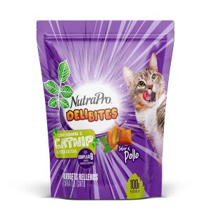 NutraPro Deli Bites Catnip Gato Sabor Pollo 100 Gr