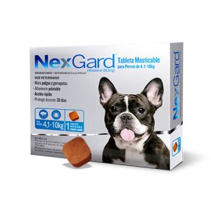 NexGard Externa para perros 4-10 KG