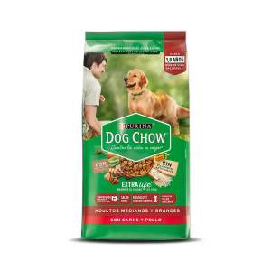 Dog Chow adulto medianos y grandes carne y pollo 2 Kg