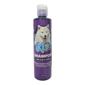 Shampoo Iki Pets Perros Pelo Claro 240 Ml