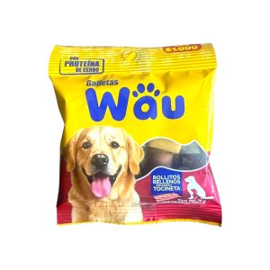 galletas Wuau con sabor a Tocineta 12 Gr