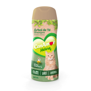 Shampoo árbol de té Gatos canamor 230 ML