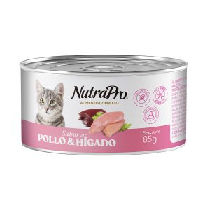 Nutrapro Gatos Pollo y hígado Lata 85 GR
