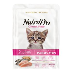 Nutrapro Gatitos Pollo y Atún Pouch 85 GR