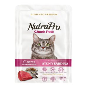 Nutrapro Gatos Atún y sardina Pouch 85 GR