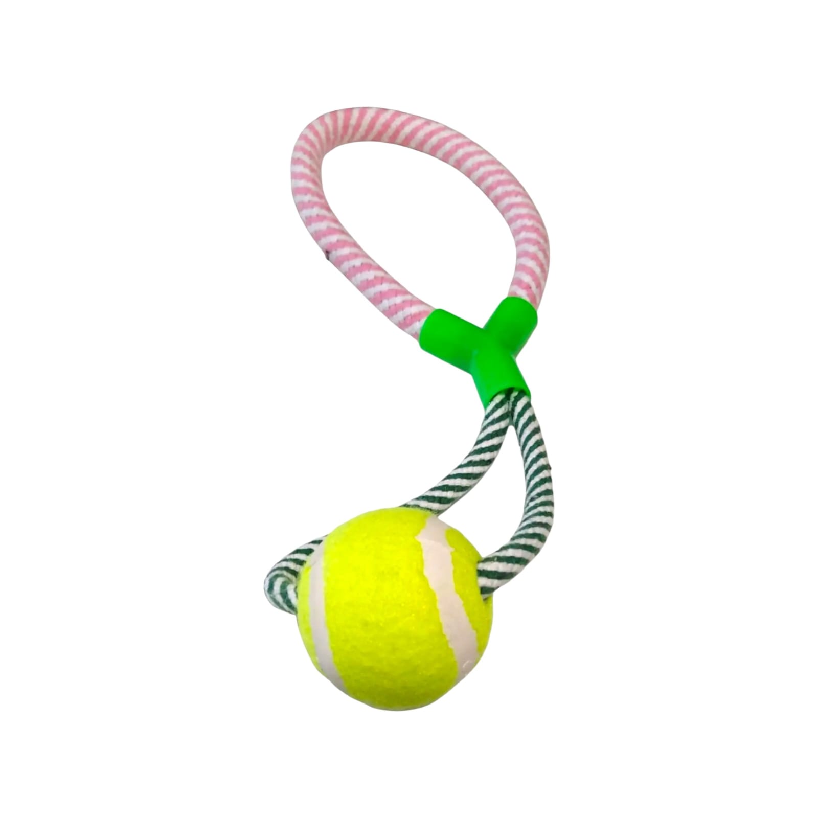 Juguete de Cuerda Trenzada con Pelota para Perros - Imagen 3